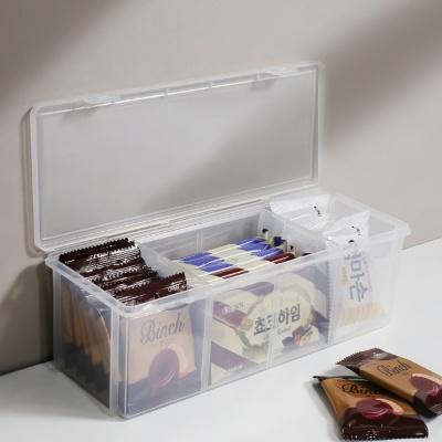 Iris Large Media Storage Box, Clear