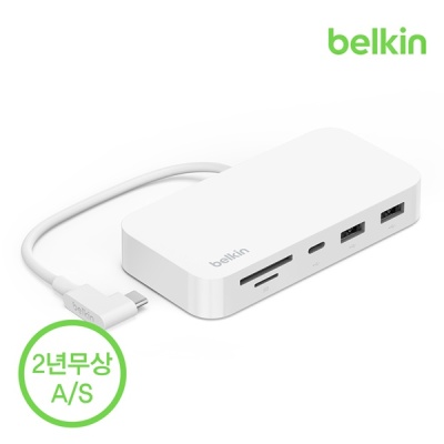 벨킨 6in1 USB C타입 멀티 허브 INC011bt