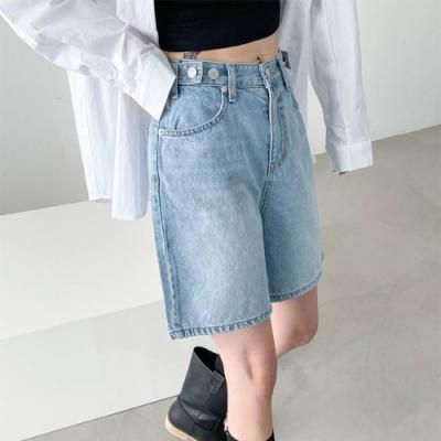 Button Wide Shorts - 4부