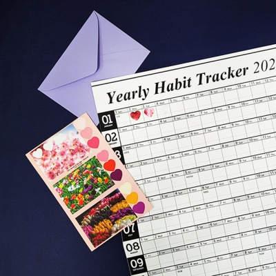 아이씨엘 포스터 Habit Tracker 캘린더 2023