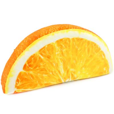 과일 쿠션 오렌지 (반원) 38cm 특이한 책상 베개
