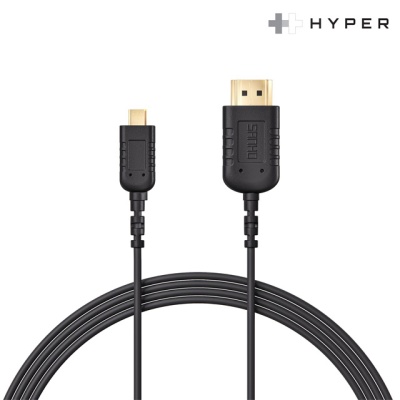 [Hyper] Micro HDMI to HDMI 케이블 3m