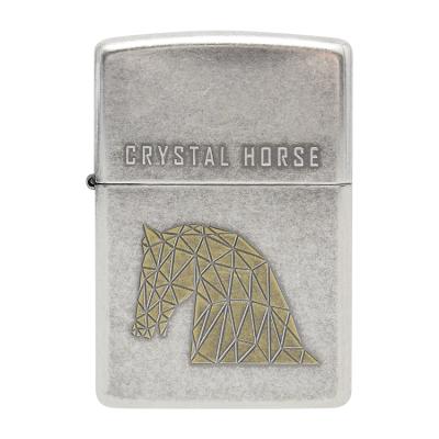 ZIPPO 라이터 CRYSTAL HORSE_BR