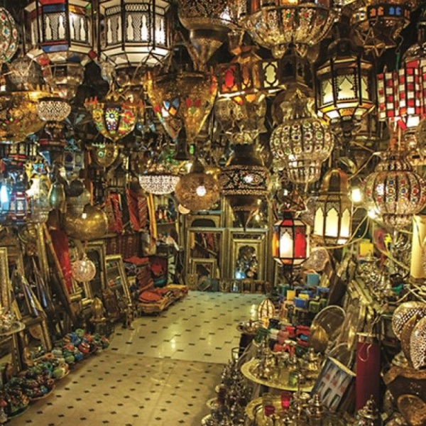 1000조각 직소퍼즐 - 모로코의 골동품 램프 가게