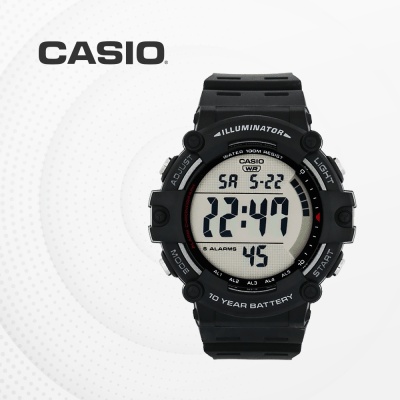 카시오 군인 군대 전자 스포츠 손목시계 AE-1500WH-1A