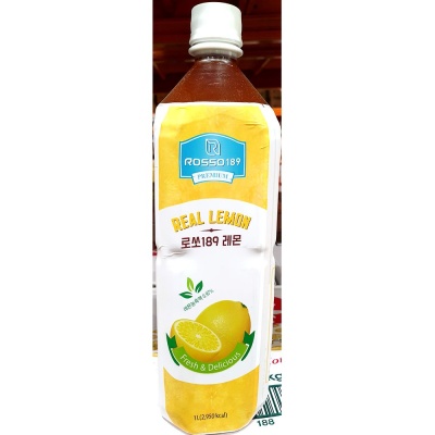 레몬 농축액 음료 베이스 9배 희석 1L X4개 주스 원액