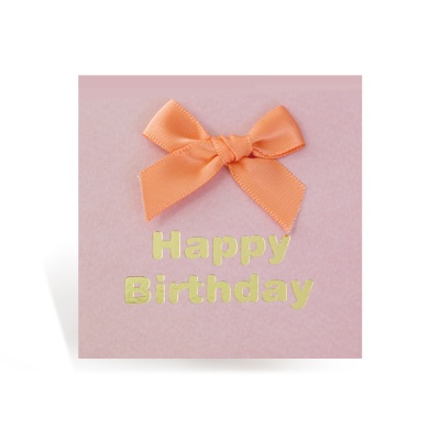 [프롬앤투]미니리본 생일축하카드 리본카드 FT1044-5