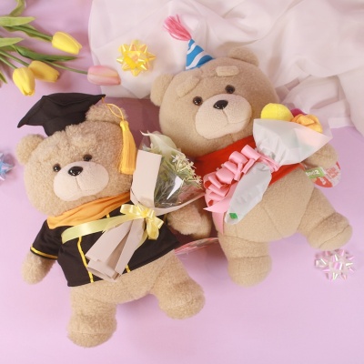 테드 곰 인형 꽃다발 2종 19곰테드 졸업식 생일 선물
