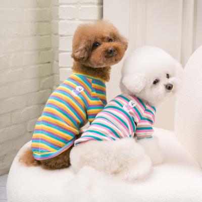 귀여운 바람난강아지 비숑패치 도레미 골지티셔츠