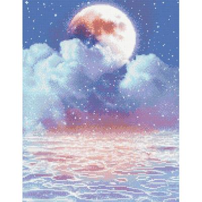 몽환의 바다 (캔버스) 보석십자수 40x50