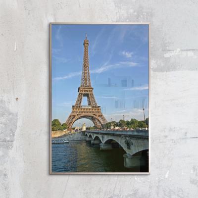 cq654-파리에펠탑앞에서_중형메탈액자