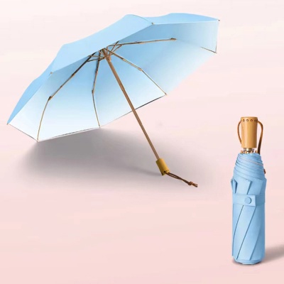 그라데이션 3단 경량 양우산 암막 UV 차단 우산 양산