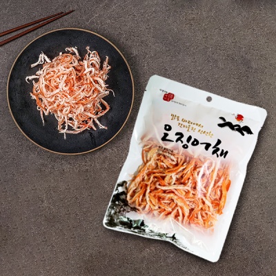 [반찬나라] 품질좋은 홍진미 오징어채 150g