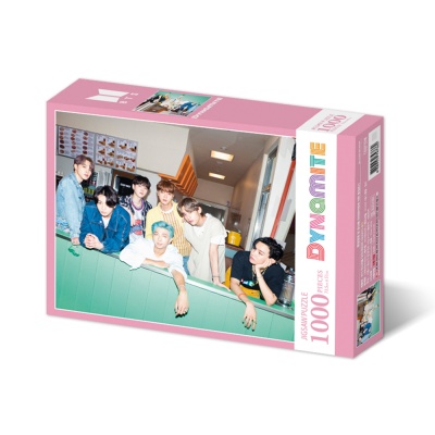 BTS 다이너마이트 직소퍼즐 1000피스 핑크
