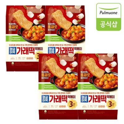 [풀무원]탱글어묵 가래떡 떡볶이 (3인분)x4개