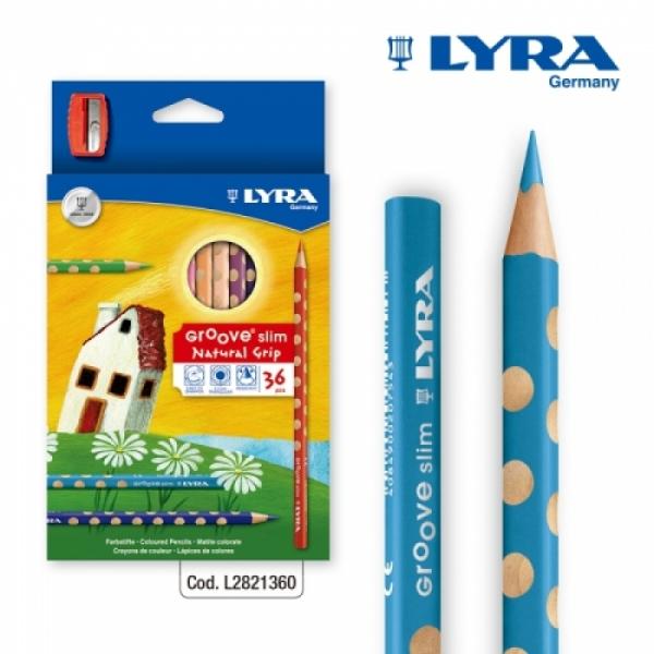 LYRA - 리라 그루브 슬림 색연필(36색)