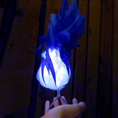 초샤이언 에네르기 모형 불꽃 장식 (블루)