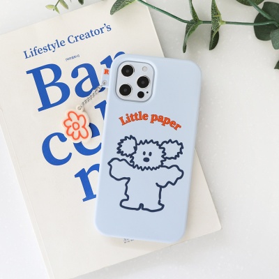 Little PaPer 리틀페퍼 실리콘 케이스 for iPhone12 
