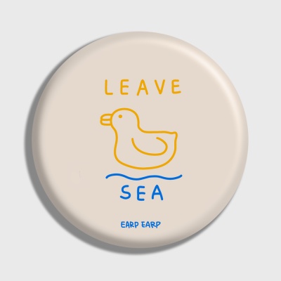 [어프어프] 손거울 Sea duck-Ivory