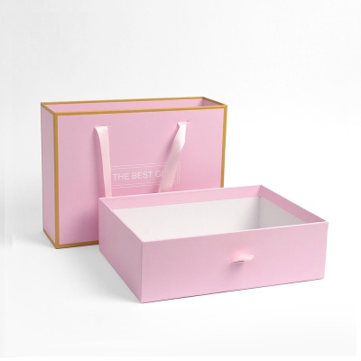 더베스트 선물상자 기프트백(핑크) 종이선물백