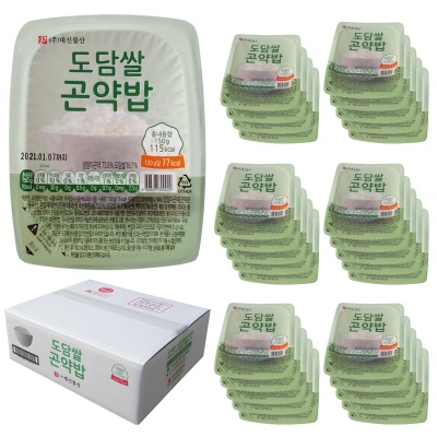 곤약닷컴 [저항성전분 강화] 도담쌀곤약밥 150gx30팩