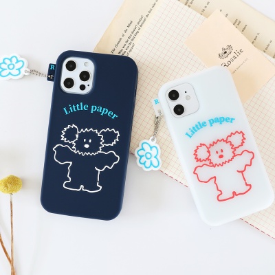Little PaPer 리틀페퍼 실리콘 케이스 for iPhone12 