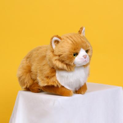 위더펫 리얼 고양이 인형 페르시안 친칠라-브라운