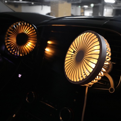 [1+1] [무아스] 차량용 브릿지 LED 무드등 선풍기