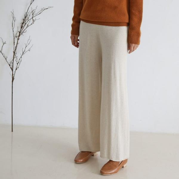 Whole Garment Cashmere Wool Pants