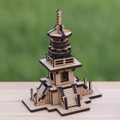 3D입체퍼즐 나무퍼즐 다보탑 만들기 수업 놀이키트 장난감 집콕놀이 취미