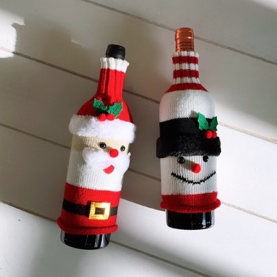Knit Christmas Bottle Cover 니트크리스마스보틀커버