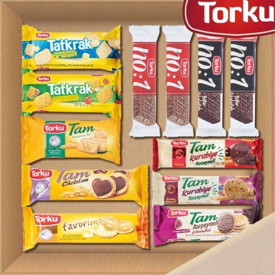 토르쿠 과자 10종세트 비스킷 초콜릿 터키 Turkiye 