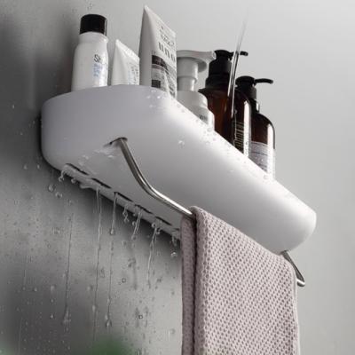 욕실선반 수건걸이 벽에붙이는 무타공 일자선반