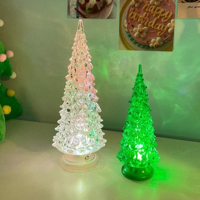 크리스마스 LED 투명 트리 램프(2종)