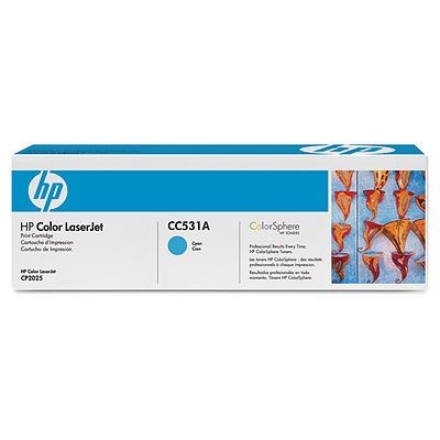 HP TONER CC531A / Cyan / Color Laserjet CM2320/CP2025 / 2,800P