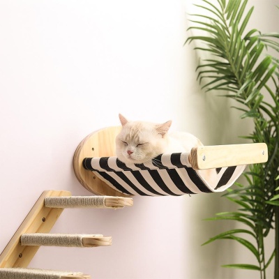 벽설치형 고양이 스크래쳐 계단 냥냥이 해먹침대