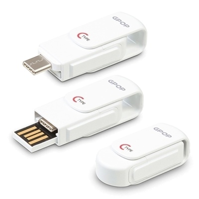 GPOP TYPE-C OTG USB 메모리 8GB (듀얼커넥터 / 컴팩트 디자인 / 자기손상방지)
