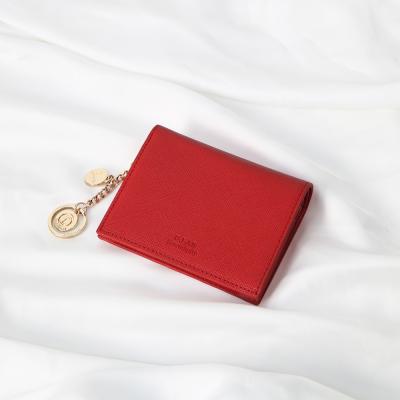 [별자리키링 증정] Minette Half Wallet - Red