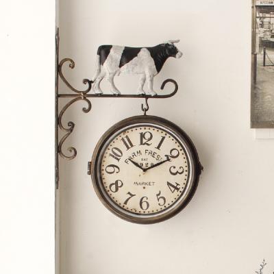 빈티지 팜카우 양면시계 (17TZ189F3B)