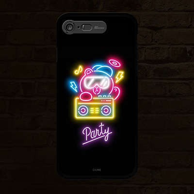iPhone7 8 LINE FRIENDS NEON PARTY