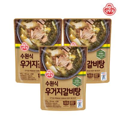 [오뚜기] 수원식 우거지 갈비탕 (500g) x 3