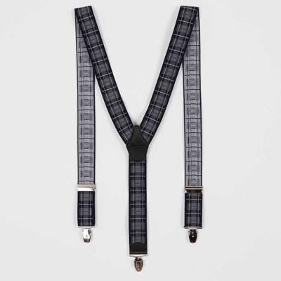 Classic 남여 suspenders 네이비그레이체크 CH1778832