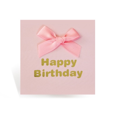 [프롬앤투]미니리본 생일축하카드 리본카드 FT1044-9