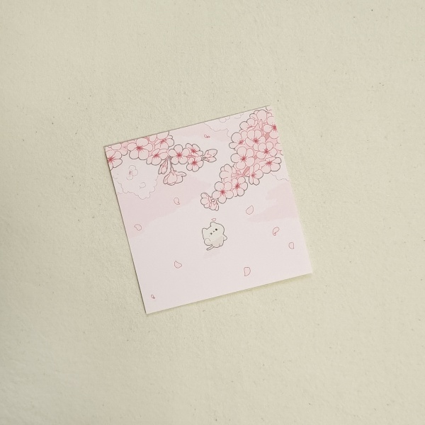 [프롬이레] 벚꽃나무 아래 엽서