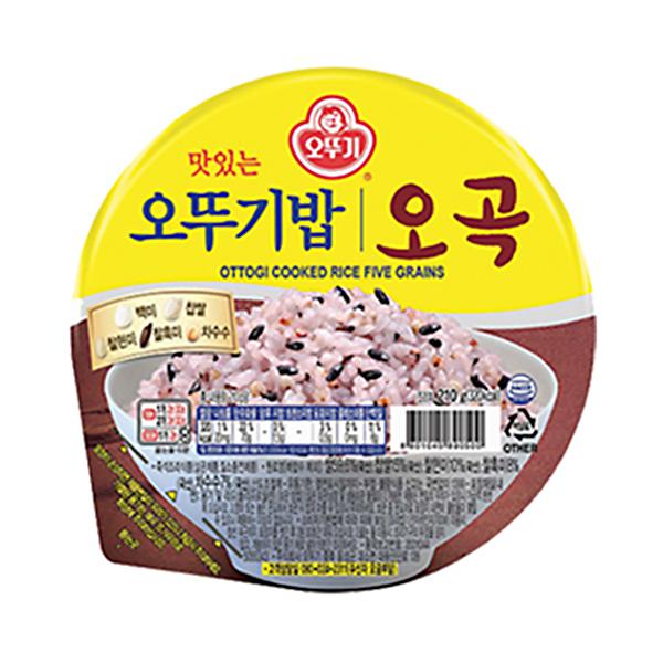 [오뚜기] 맛있는 오뚜기밥 오곡 (210g x 12)