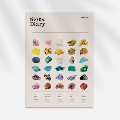 Stone Diary, 포스터 -잇 (스티커형 포스터) 2종 A1