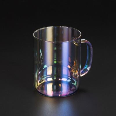 오로라 내열머그컵 530ml 가벼운 에이드 홈카페유리컵