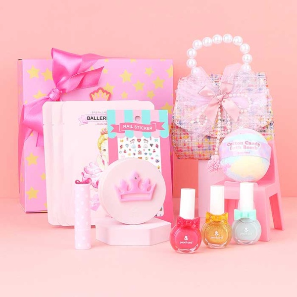 [피치앤드] 어린이화장품세트 III+핑크로스가방 선물