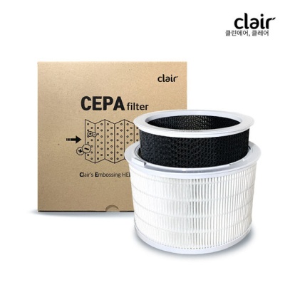 [클레어] HC 공기청정기 전용 교체용 필터 H-CEPA-SF