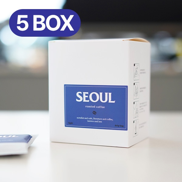 [이우X헥스커피] 서울블렌드 원두 드립백 5BOX